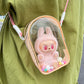 Popmart Labubu Plushy Keychain Bag Anti Theft Accessories Bag