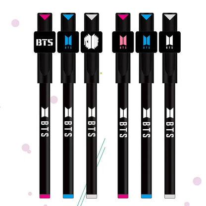 K-pop Stationary 6 Pen BTS Twice BT21 Enhypen TXT Stray Kids