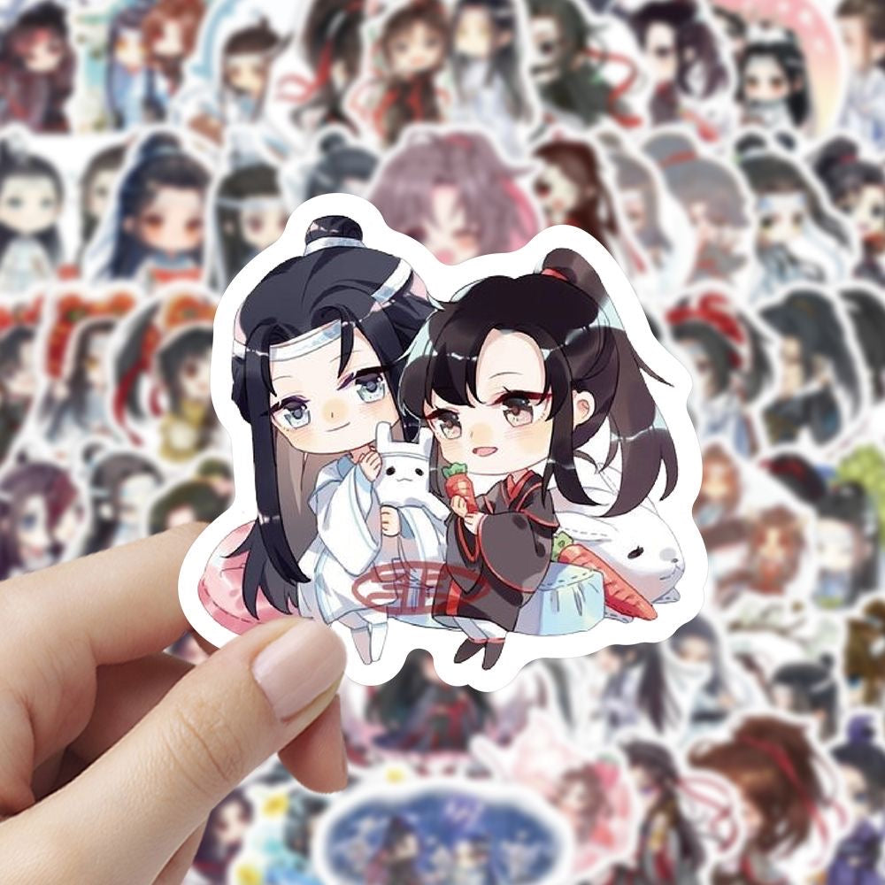 The Untamed 陈情令 Inspired MXTX 60 Pcs Stickers Stationary MDZS The Grandmaster