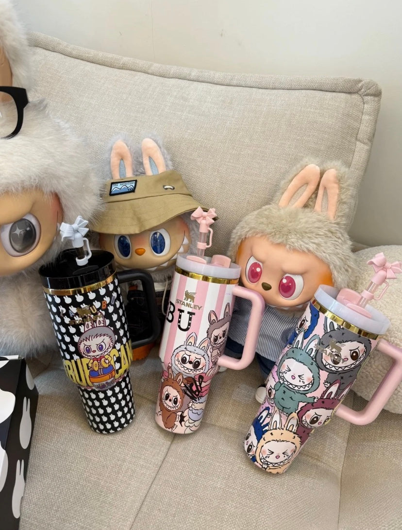 Cute Labubu Stanley Inspired 40 oz Tumbler