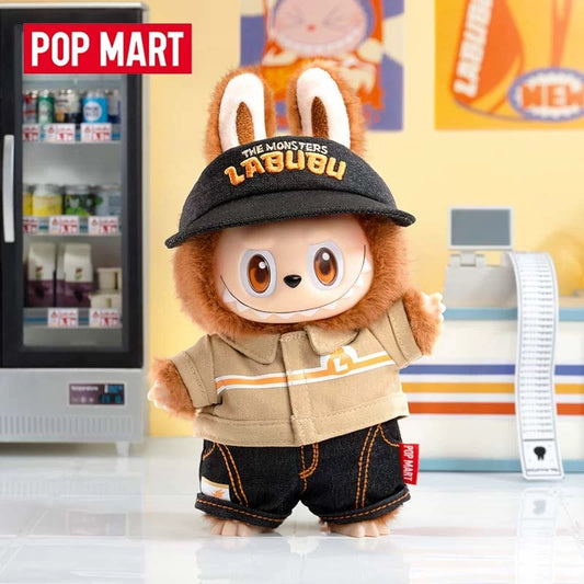[Authentic] Popmart Labubu Wacky Mart Series Store Manager Vinyl Plush Pendant