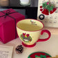 Sanrio Christmas Coffee Mug Hello Kitty Cinamoroll Kuromi My Melody Pochacco Pompompurin