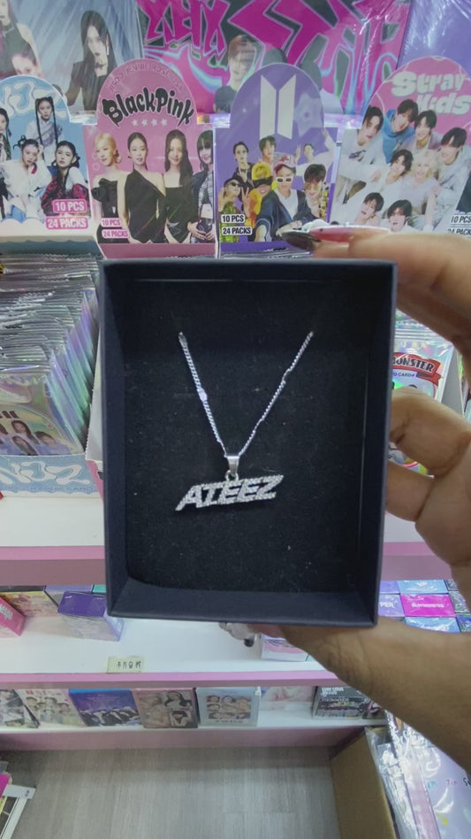 K-pop Ateez Necklace With Gift Box