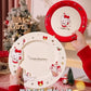 Sanrio Cute Christmas 10 Pcs Dinnerware Set Hello Kitty Ceramic Tableware